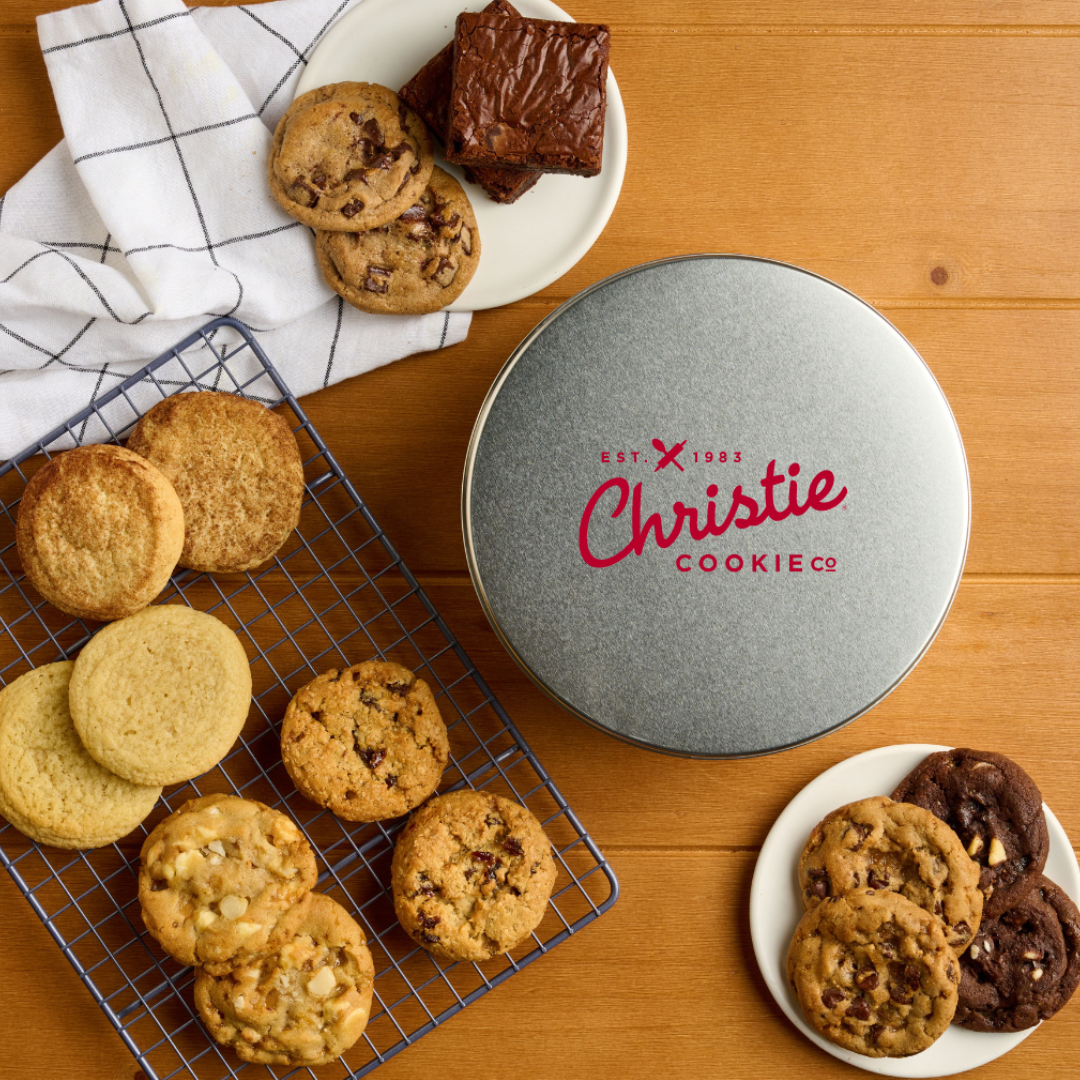 Premium Classic Chocolate Chip Cookie Tin - Corporate Cookies